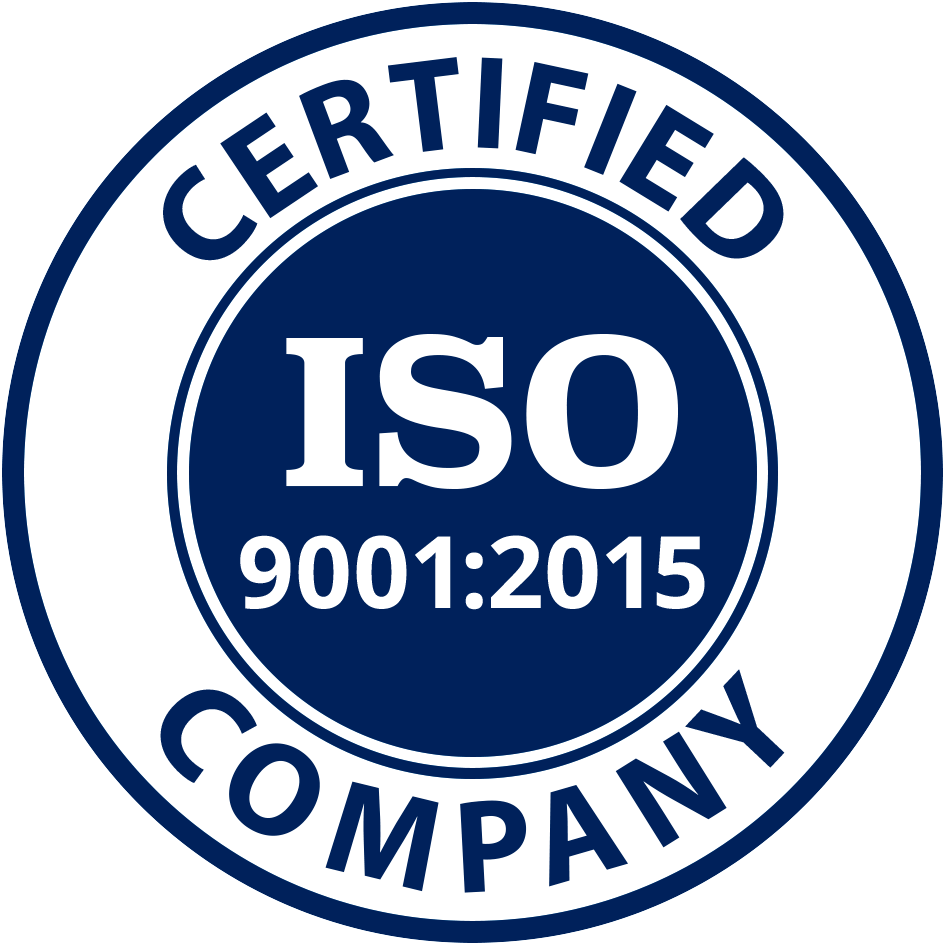 ISO 9001 certified company
